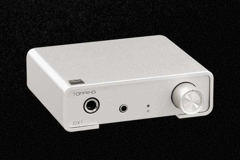 Topping DX1 headphone DAC Amplifier desktop white